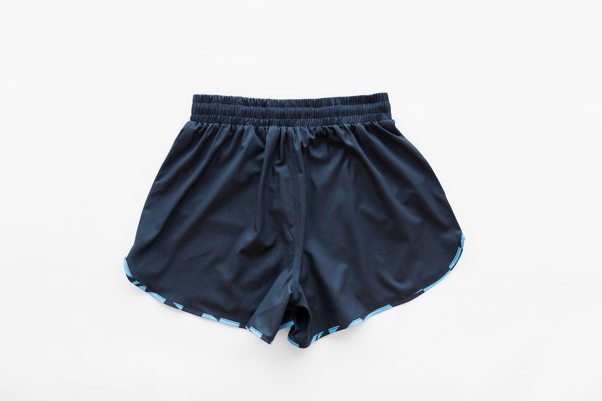 LATITUDE Shorts With Checkered Trim