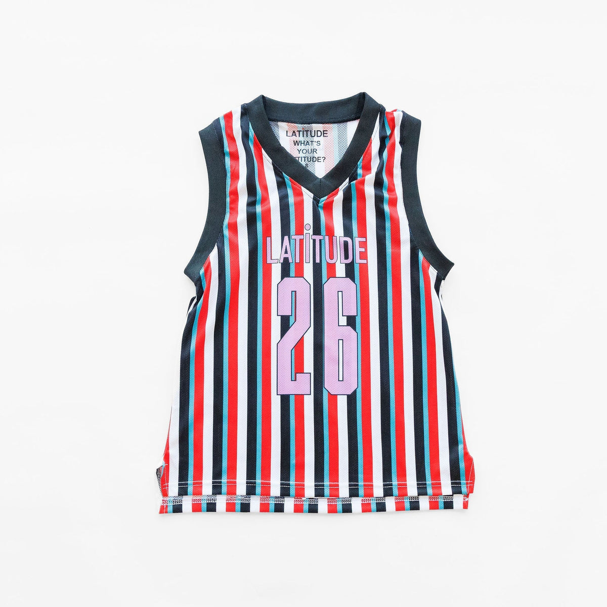 Striped "Latitude 26" Tank Top