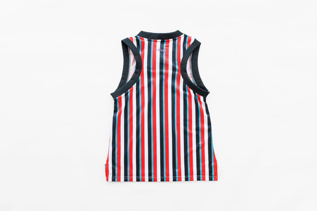 Striped "Latitude 26" Tank Top