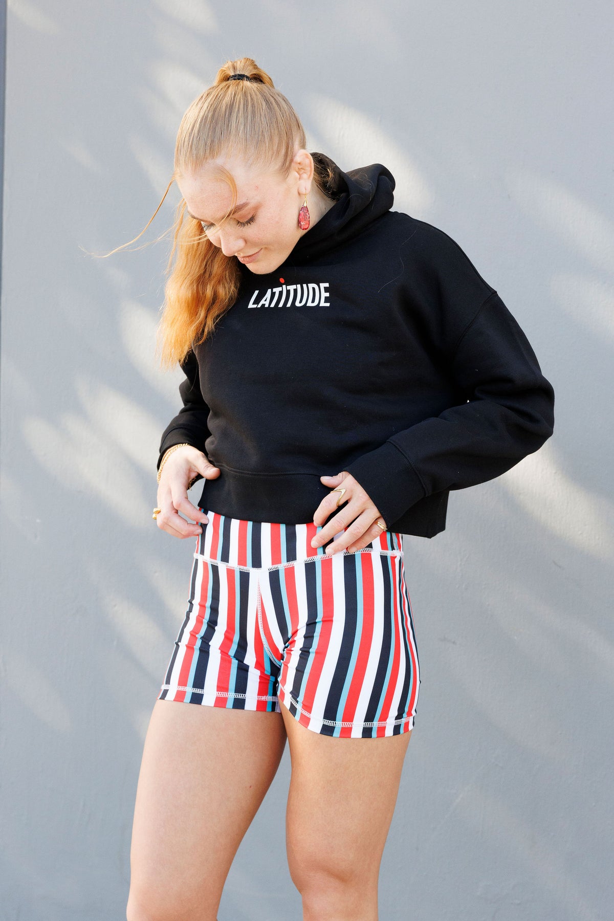 Cropped LATITUDE Hoodie