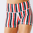 Striped Compression Shorts