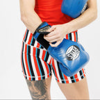 Striped Compression Shorts
